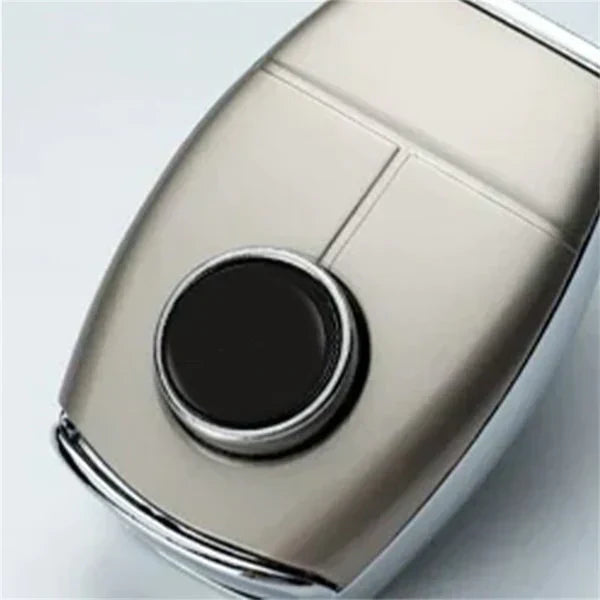Rigid metal seat belt extender for high-end cars, UK legal, zinc alloy, precision-finish, enhances comfort and safety.