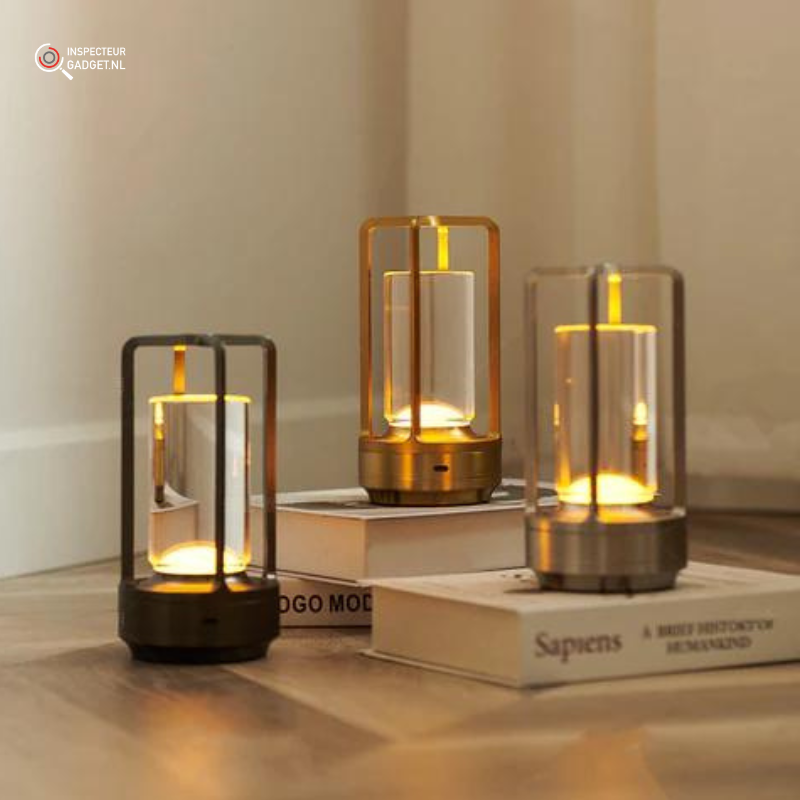 "Sleek cordless rechargeable LED table lamp with smart touch control, perfect for stylish home decor and energy-efficient lig