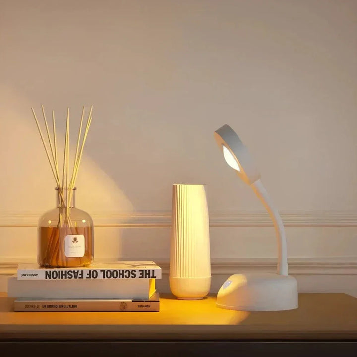"Sleek LED motion light with 360° rotation, advanced sensor, and customizable colors for versatile lighting in any space."