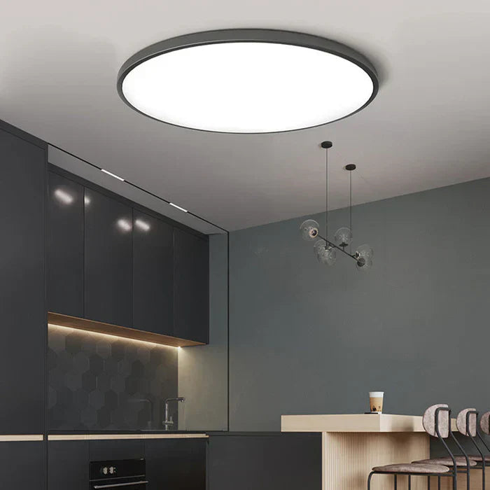OrbGlow adjustable LED ceiling light, sleek design for modern home and energy saving.