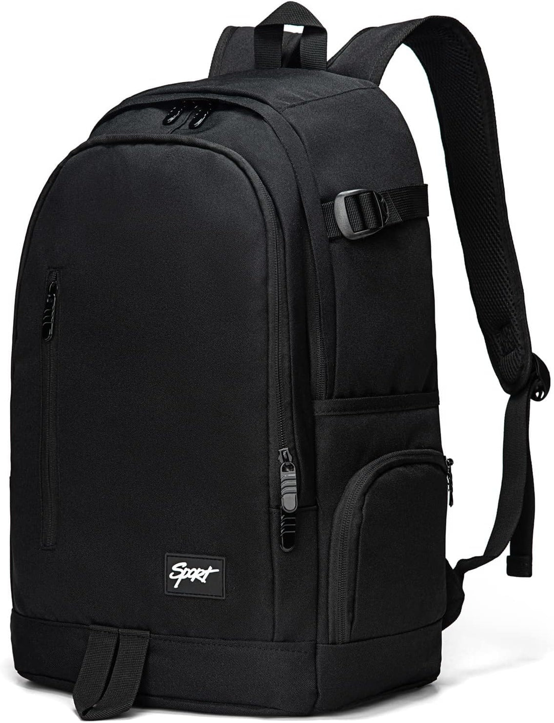 Ergonomic 15.6" laptop backpack with ample organizer pockets, designed for comfortable travel and work.