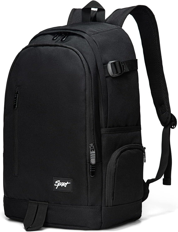 Ergonomic 15.6" laptop backpack with ample organizer pockets, designed for comfortable travel and work.