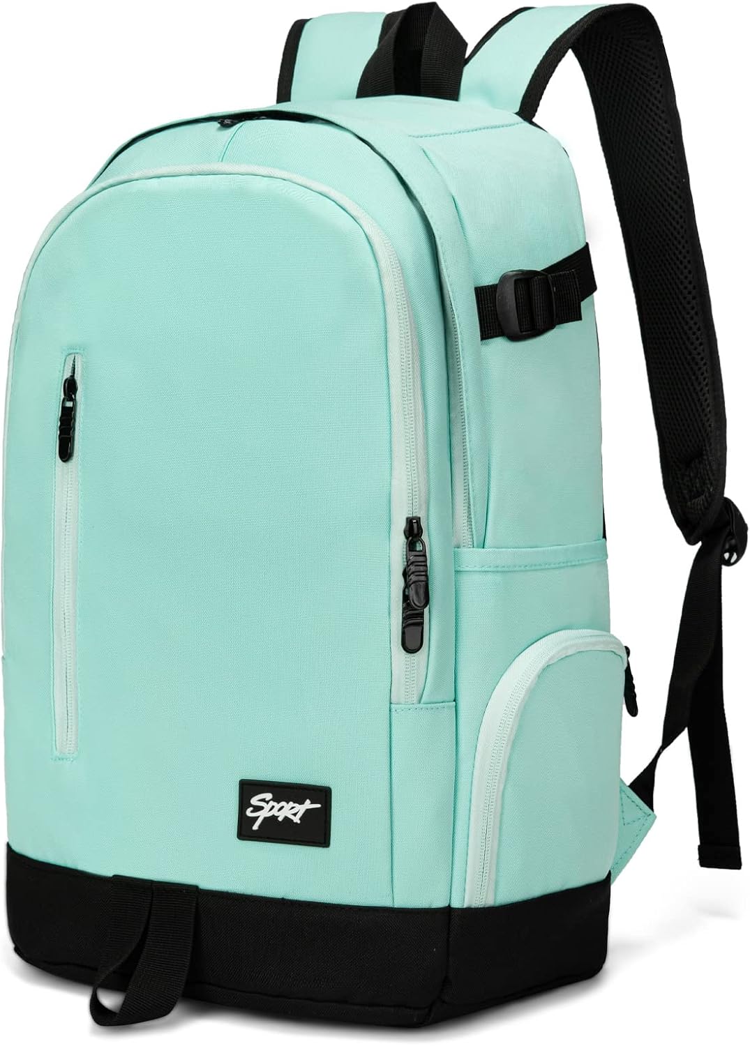 Durable travel backpack, slim 15.6" laptop compartment. Ideal for daily commute & work essentials.