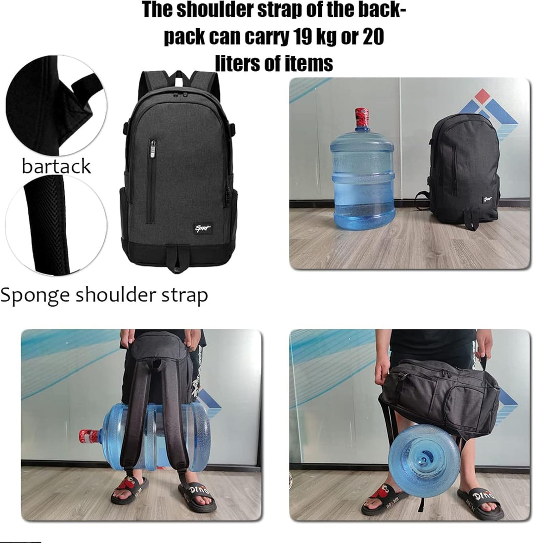 Commute essential: 15.6" laptop backpack. Organizer pockets keep your work and travel items neat.