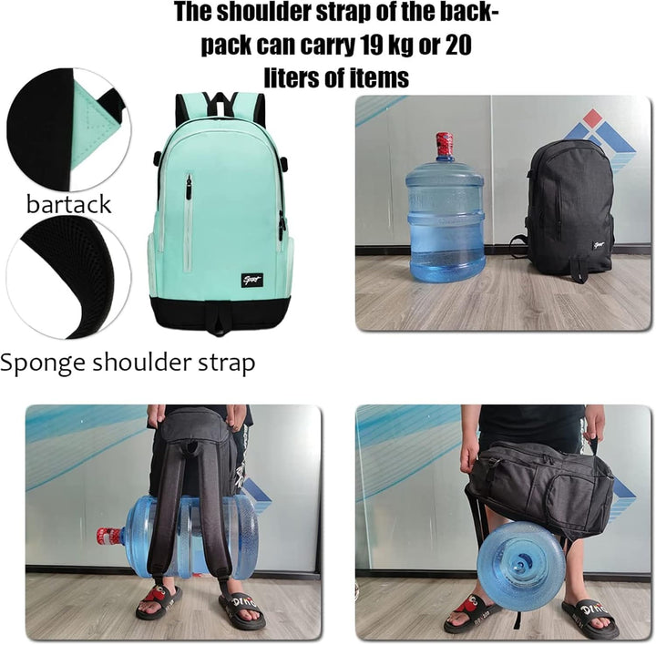 Efficient tech storage in this slim 15.6" laptop backpack. Perfect for work, travel, and daily organization.