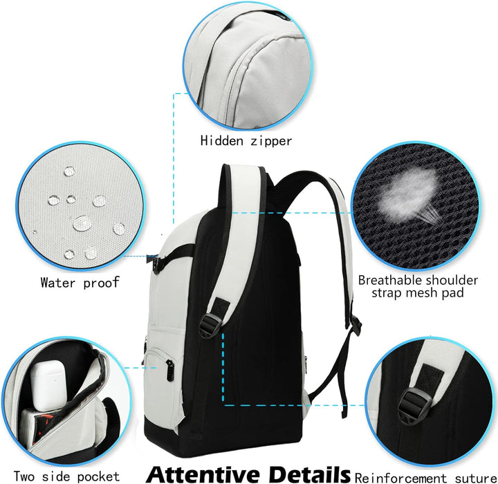 Modern slim backpack for 15.6" laptops. Durable for travel, work, and offers great organizer capacity.