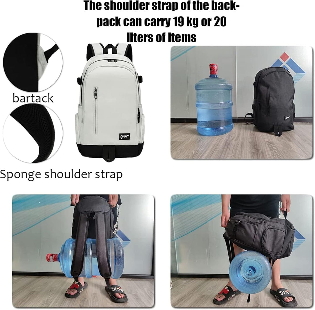This sleek 15.6" laptop backpack is a versatile choice for daily carry, work, and short business trips.