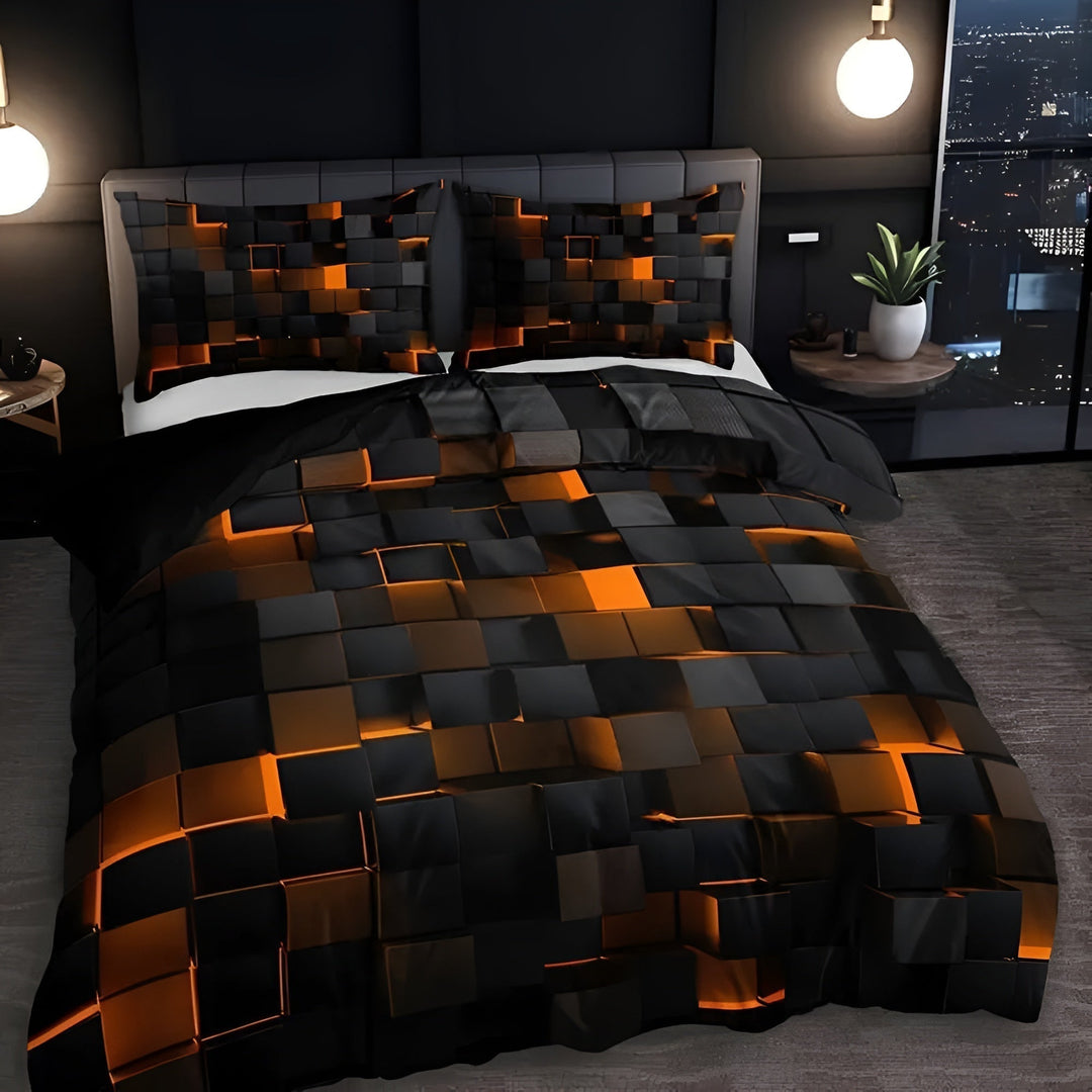Complete soft microfiber duvet cover bedding set for ultimate comfort, luxury, and elegant bedroom decor.