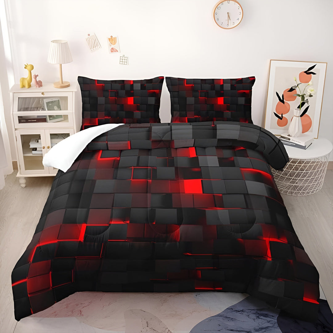 Premium soft microfiber duvet cover and bedding set, delivering luxury, comfort, and an inviting bedroom.