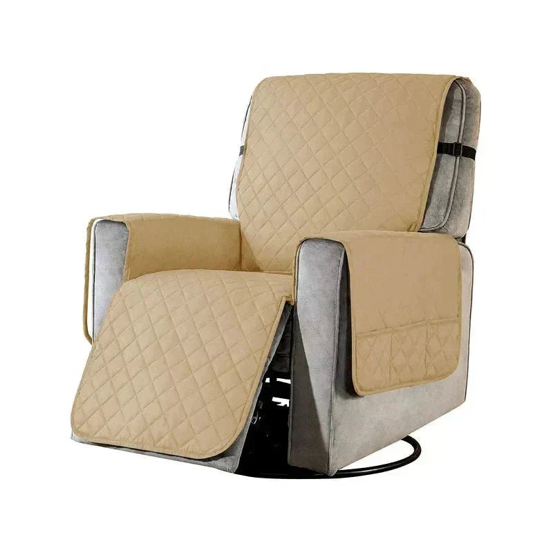 Pet-friendly armchair cover, soft furniture protector against scratches & spills.