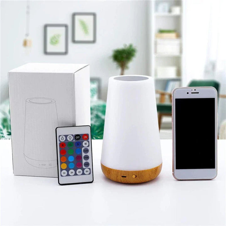 Relaxing Magical Night Light, LumiSeren LED lamp. Touch control for soothing ambiance & stylish home decor.