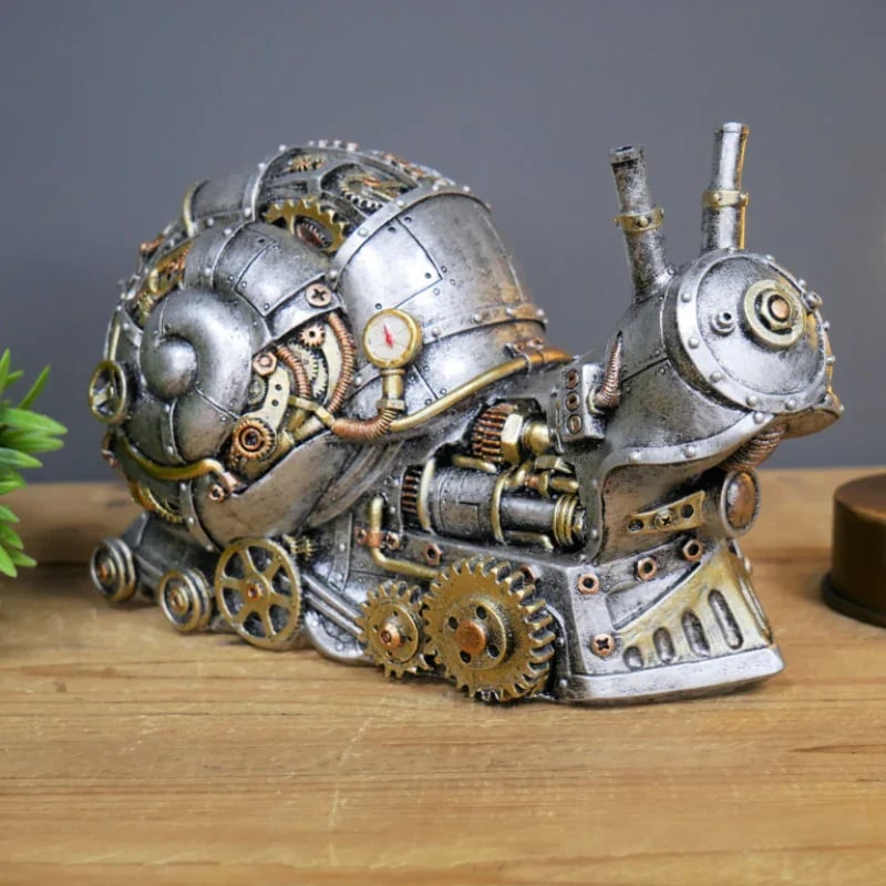 Collection of Steampunk Animal Sculptures, Unique Industrial Figurines for Gifts & Decor