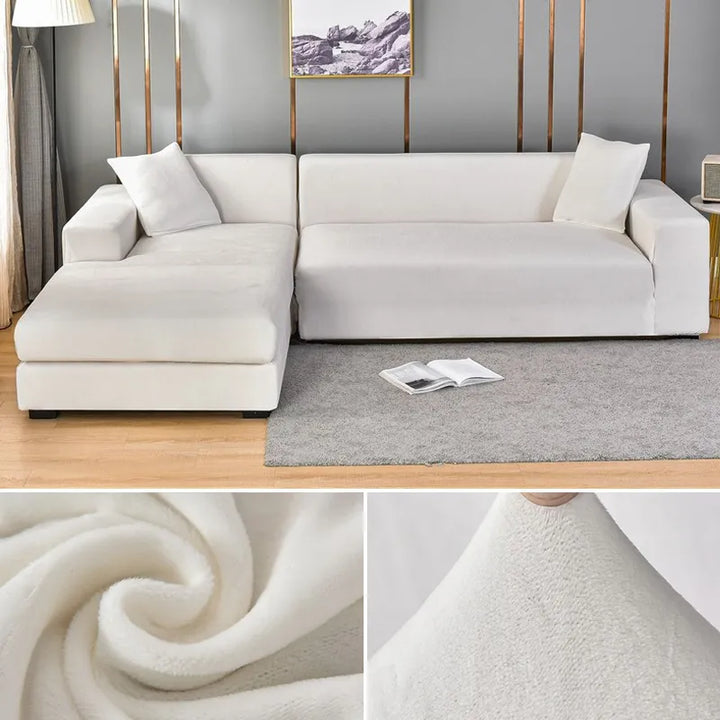 Universal Sofa Protector: Stretch-fit, washable & elastic. Modern design for ultimate furniture care.