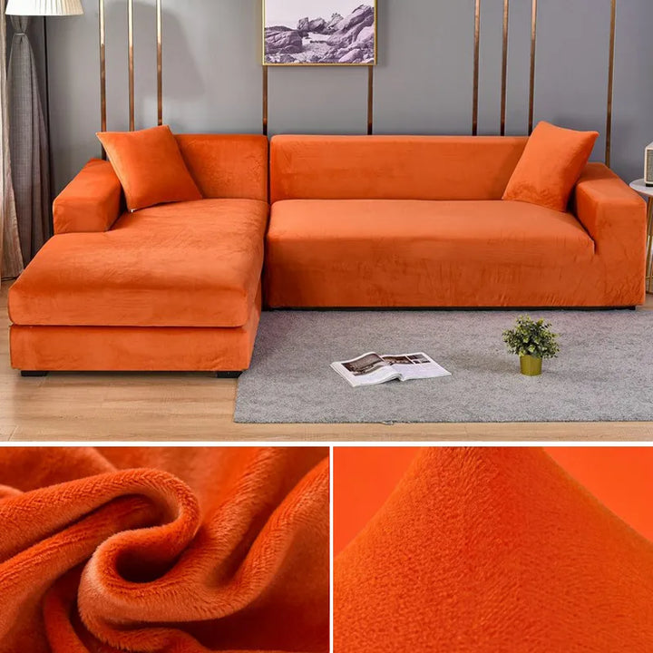 Pet-Friendly Furniture Cover: Washable, elastic, & stretch-fit. Ultimate protection for your sofa.