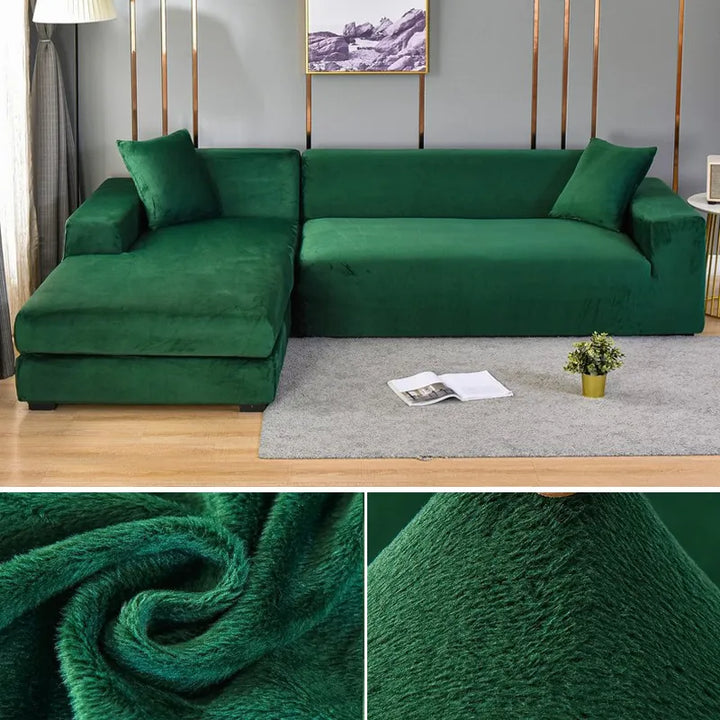 Universal Stretch Sofa Cover, pet-friendly & stain-resistant. Easy-fit washable couch protector.