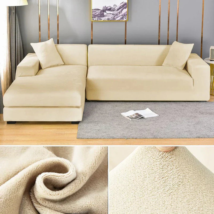 Stretch-Fit Couch Cover: Washable, pet-friendly, & stain-resistant. Ultimate protection & style.