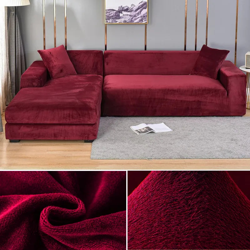 Ultimate Protection Sofa Cover. Stretch-fit, washable, & universal fit for living room refresh.