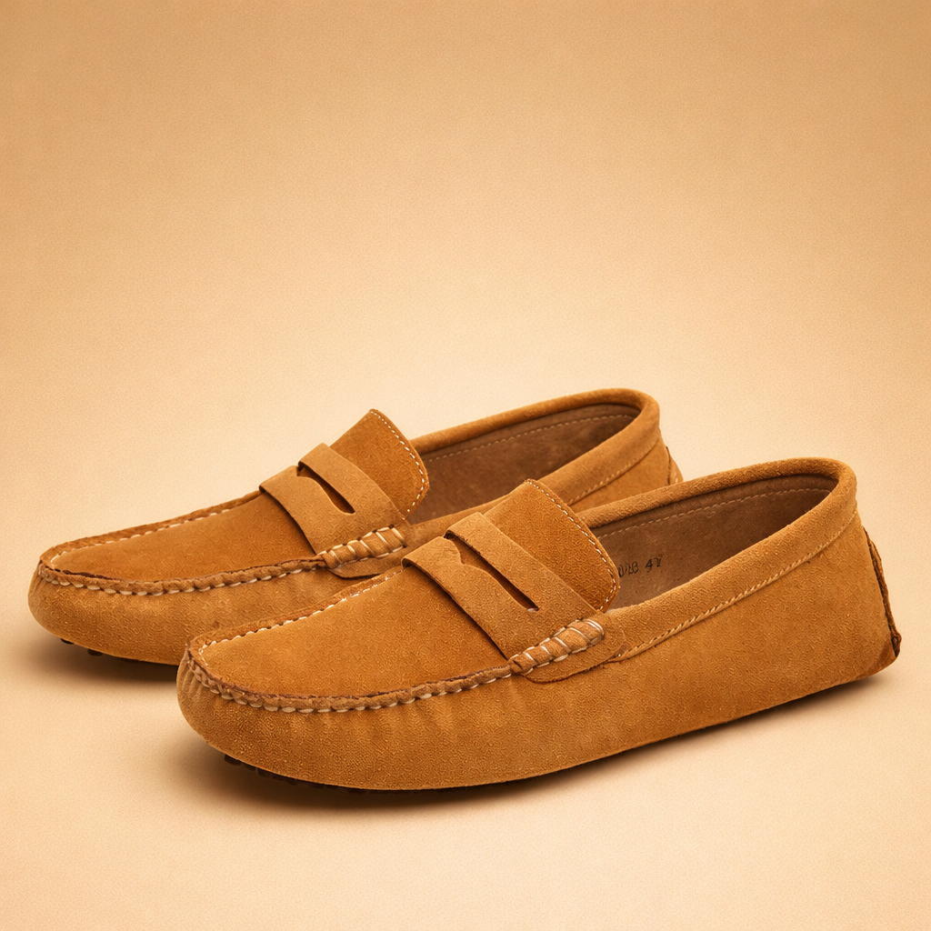 Comfortable men's Italian style driving loafers, essential footwear for modern men's fashion.