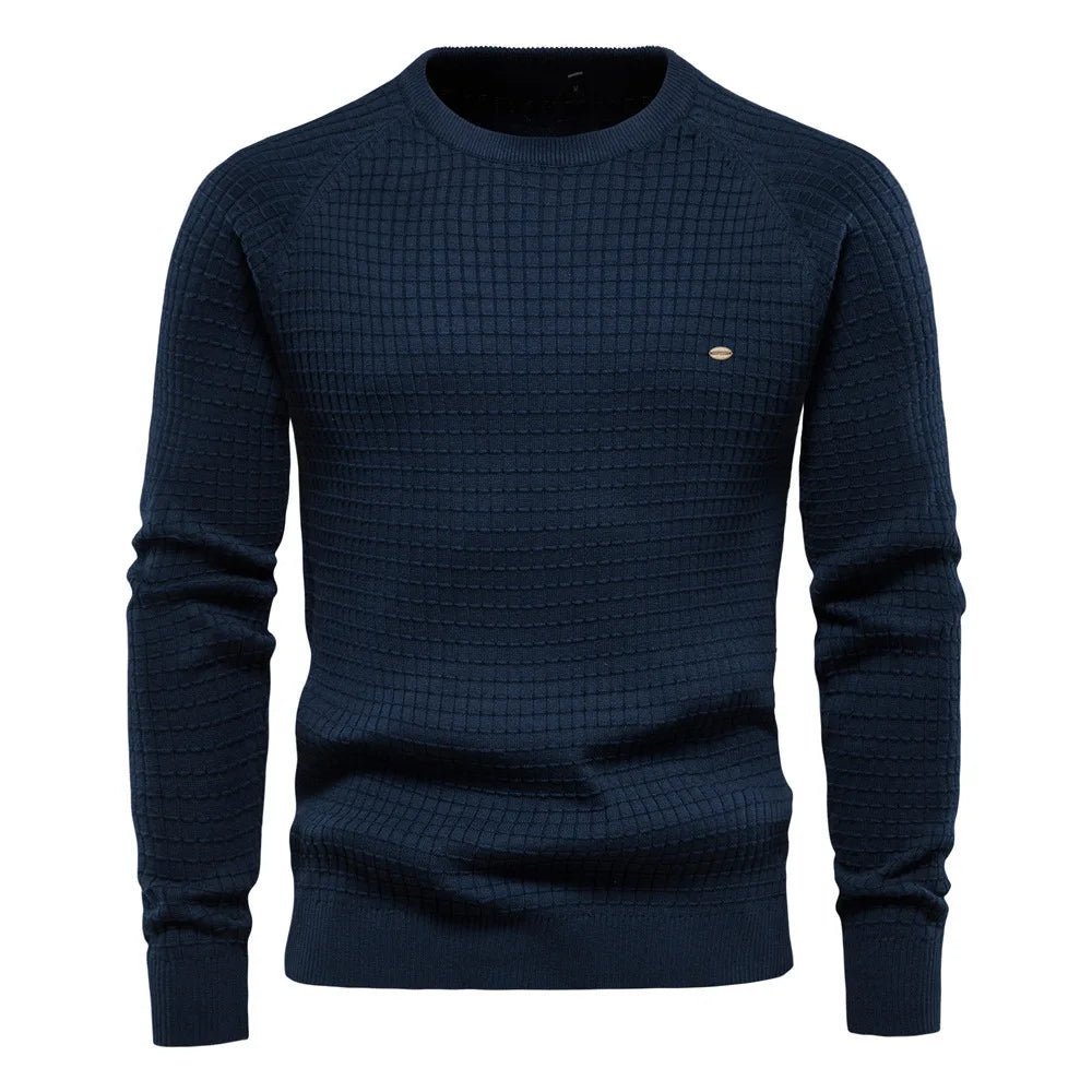 Autumn fashion men's jumper, a cozy Felix pullover for stylish layered wear and warmth.