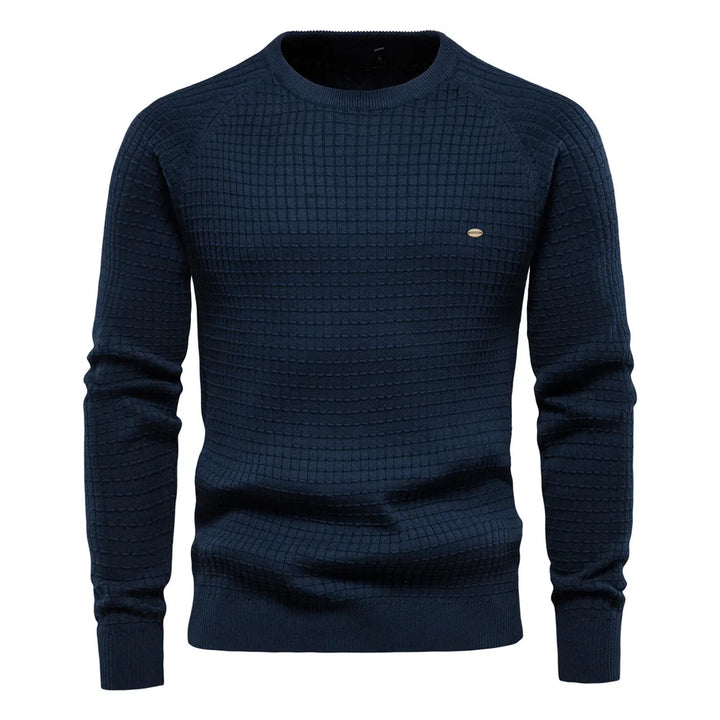 Autumn fashion men's jumper, a cozy Felix pullover for stylish layered wear and warmth.