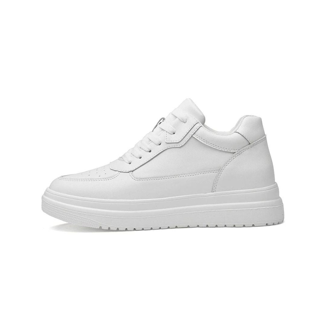 Comfortable men's elevator shoes. Fashion sneakers designed for discreet height boost & everyday wear.