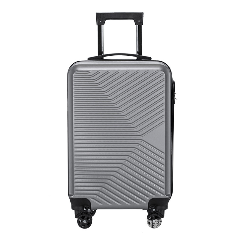 Stylish unisex Valencia carry-on luggage with smooth spinner wheels, a secure TSA lock & durable hard shell for travel.
