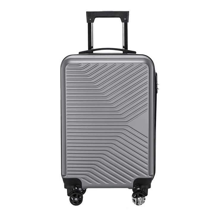 Stylish unisex Valencia carry-on luggage with smooth spinner wheels, a secure TSA lock & durable hard shell for travel.