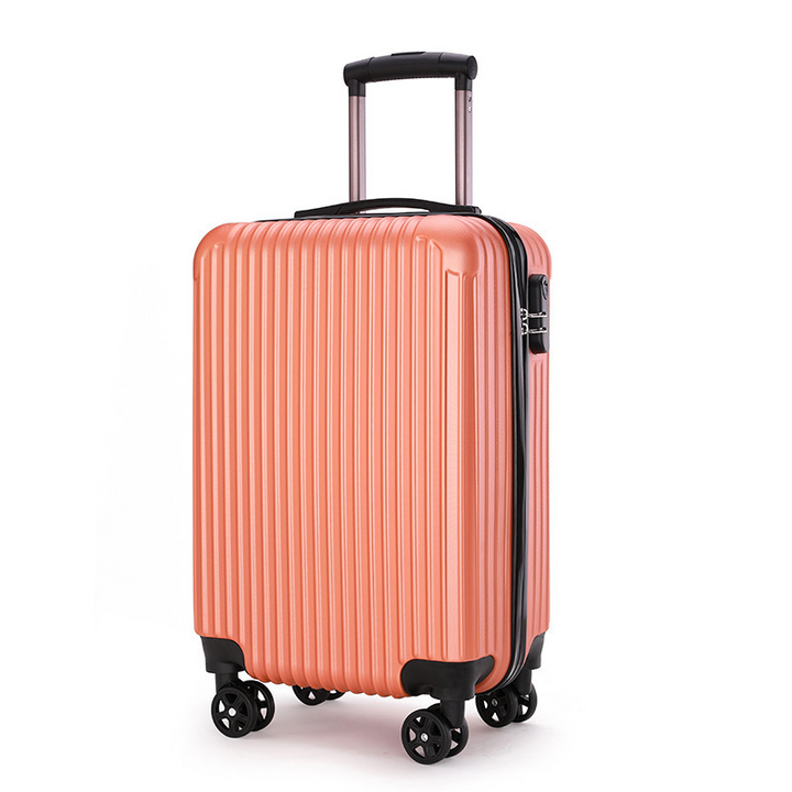 Compact Valencia carry-on travel suitcase, ideal for weekend trips, featuring spinner wheels & integrated TSA lock.