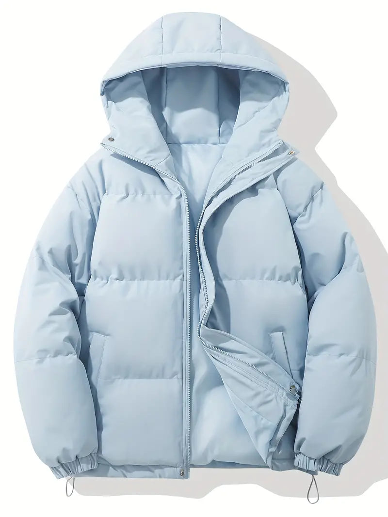 Stylish women's hooded winter jacket, ideal for cozy warmth in cold weather. Features a modern design & insulated comfort.