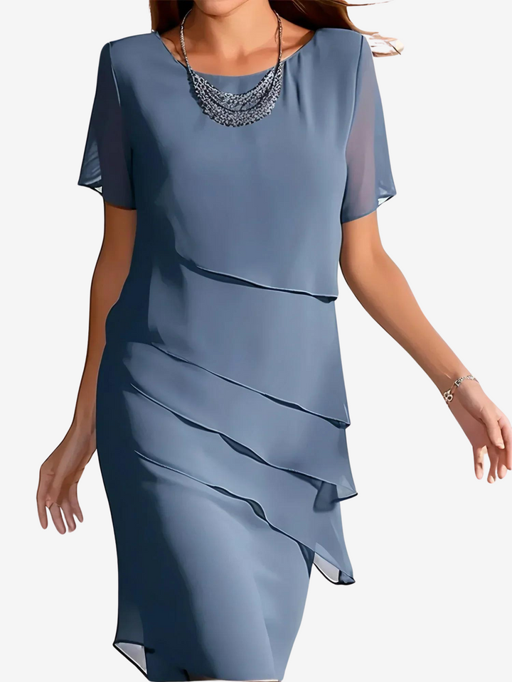 Stylish women's tummy control dress, flattering silhouette for everyday wear or special occasions.