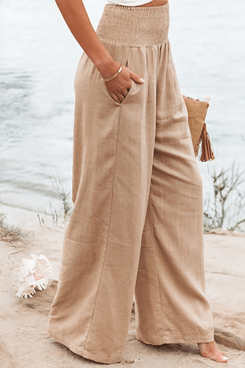 Fashionable women's wide leg pants, designed for ultimate comfort and stylish casual wear.