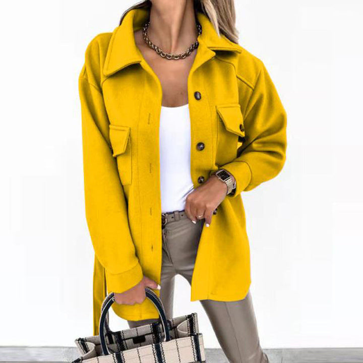 Fashionable ladies windbreaker. This weather-resistant, lightweight jacket is perfect for casual style.