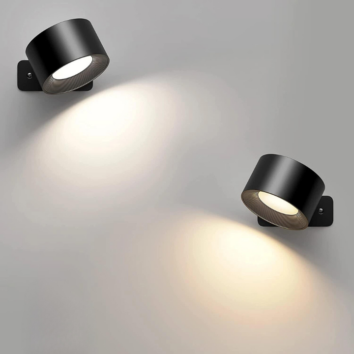 "Touch activated ambient lamp with adjustable brightness, featuring sleek design and customizable light settings."