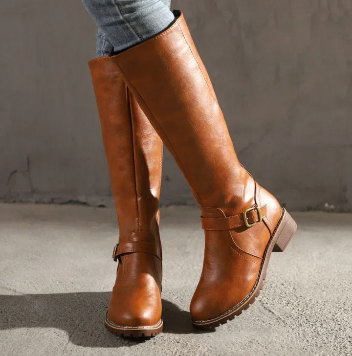 Trendy Emma women's boots featuring non-slip grip and all-weather comfort for stylish and secure footwear.