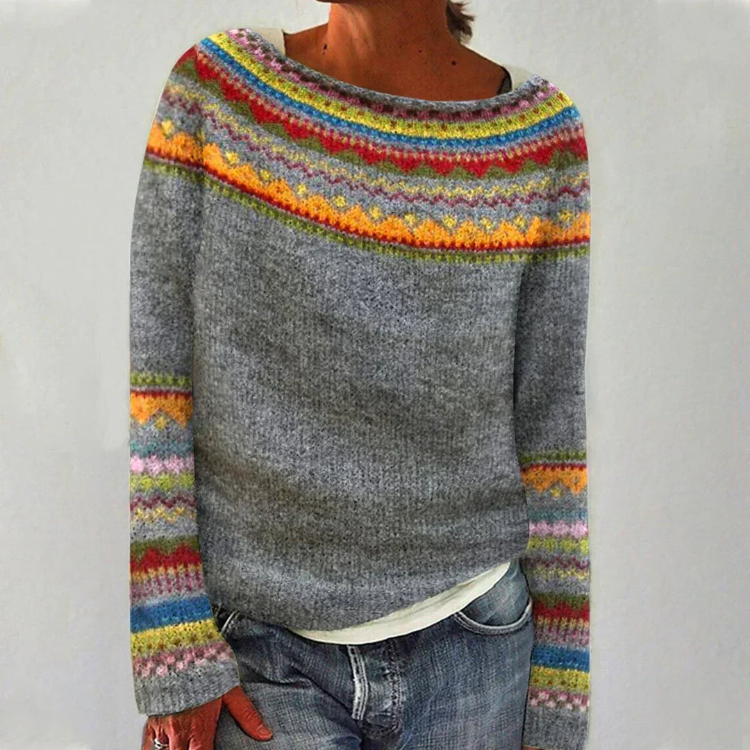 Elegant women's pullover sweater, versatile for layering, offers a sleek, comfortable fit for any occasion.