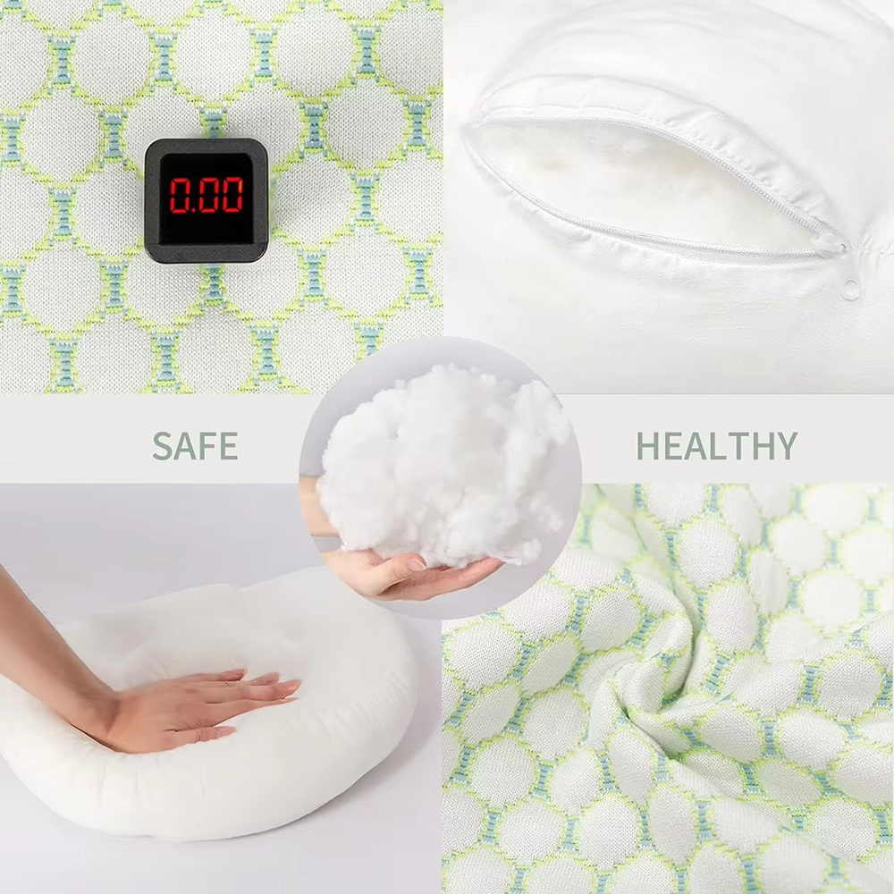 U-shaped maternity pillow for pregnancy support, soft ergonomic design, offers full body comfort for back, belly, and legs.