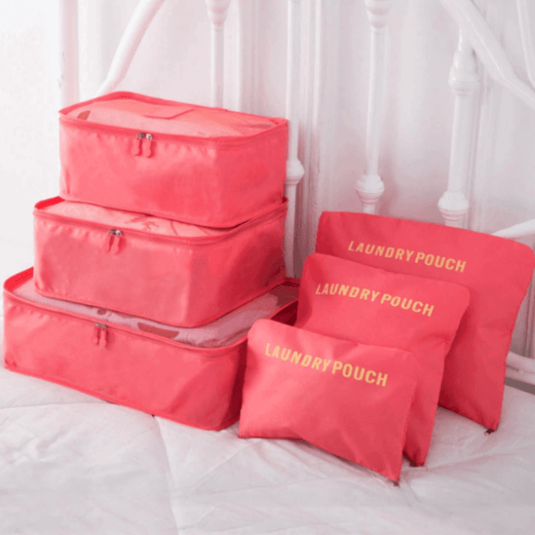 Smart travel storage bags: 2-pack (12 pcs) packing cubes for efficient suitcase organization.