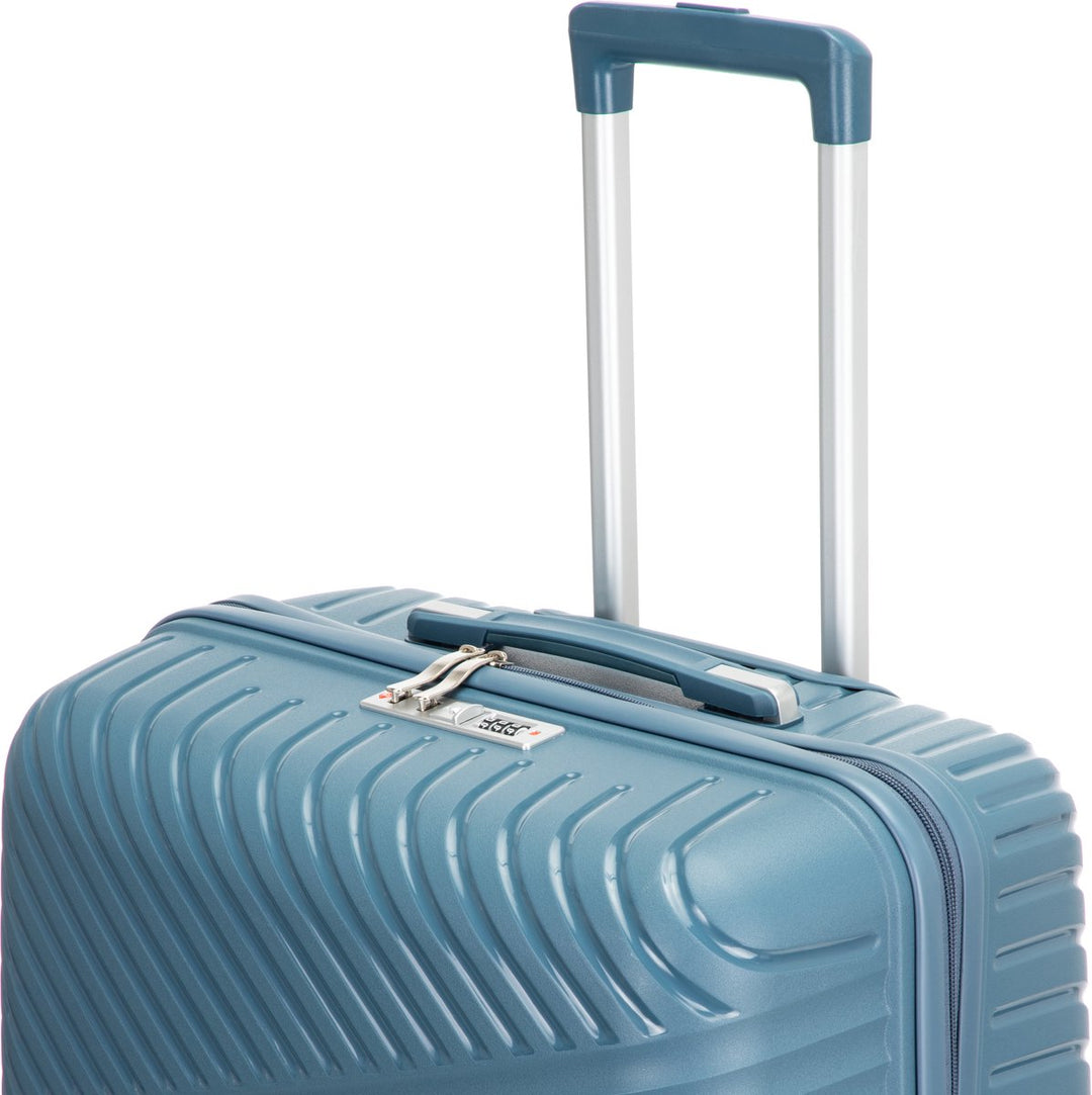 Unisex Valencia hardshell luggage set, 2 suitcases with spinner wheels & TSA locks.