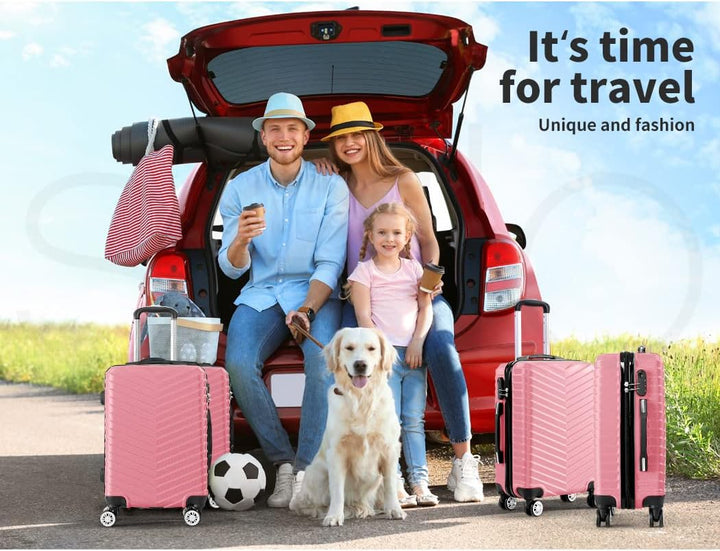 Durable 20" hardshell carry-on suitcase with a reliable security lock and agile spinner wheels for any journey.