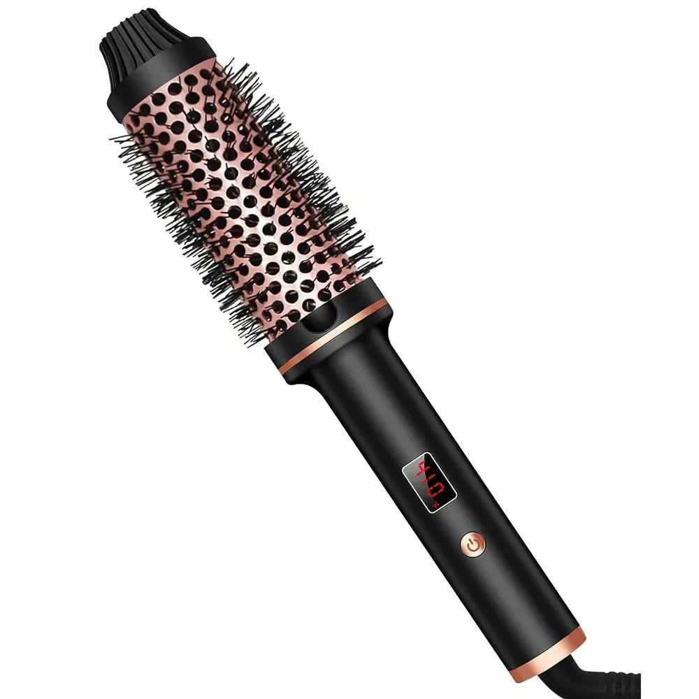 Unisex 3-in-1 ionic curling wand for smooth, frizz-free waves & curls. Professional hair styling tool for home use.