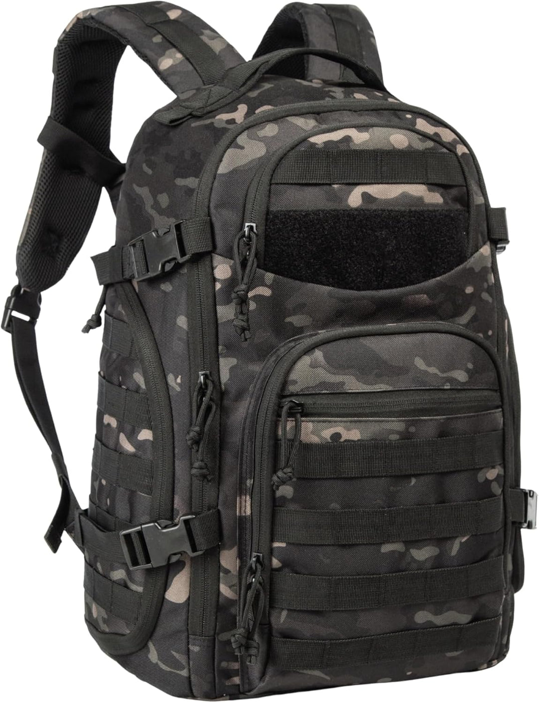 Unisex 35L tactical backpack with Molle system, ideal for outdoor adventures & laptop carry.