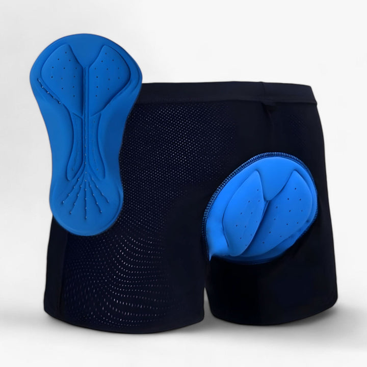 Comfort-focused 5D gel padded motorcycle shorts for bikers. Unisex riding gear offering excellent shock absorption.