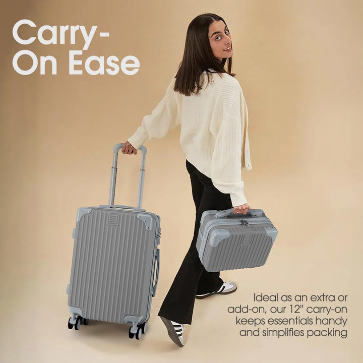 Modern unisex travel luggage with tough ABS shell, robust spinner wheels & secure TSA lock.