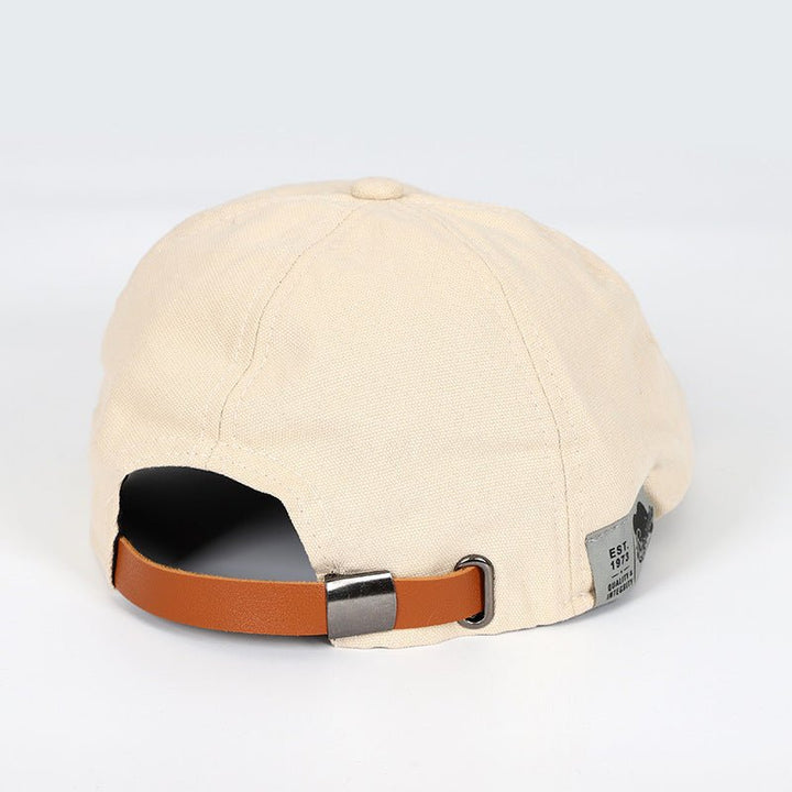 Adjustable cotton beret, unisex design ensures a comfortable fit. Classic style hat, versatile and fashionable headwear.
