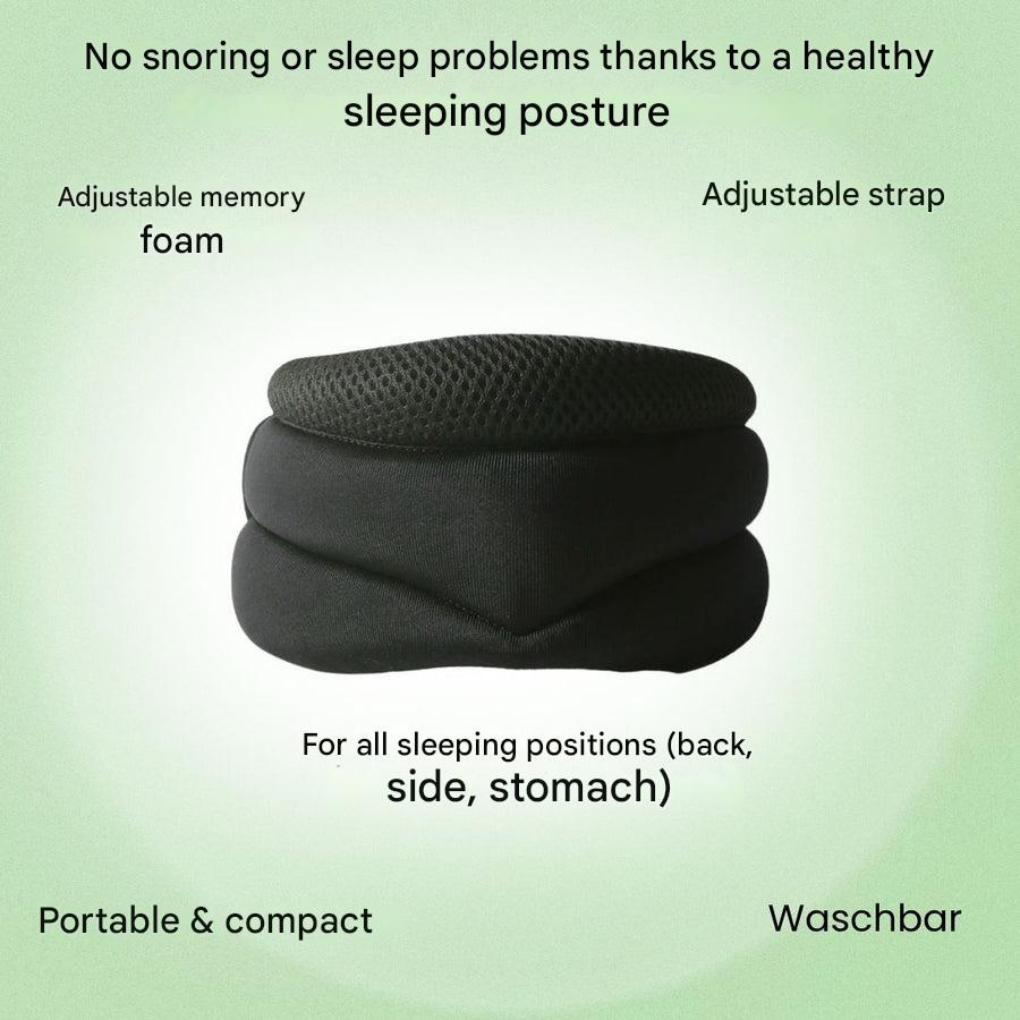 Unisex neck support collar provides adjustable cervical stability. Improves posture & comfort for daily use. Foam textile.