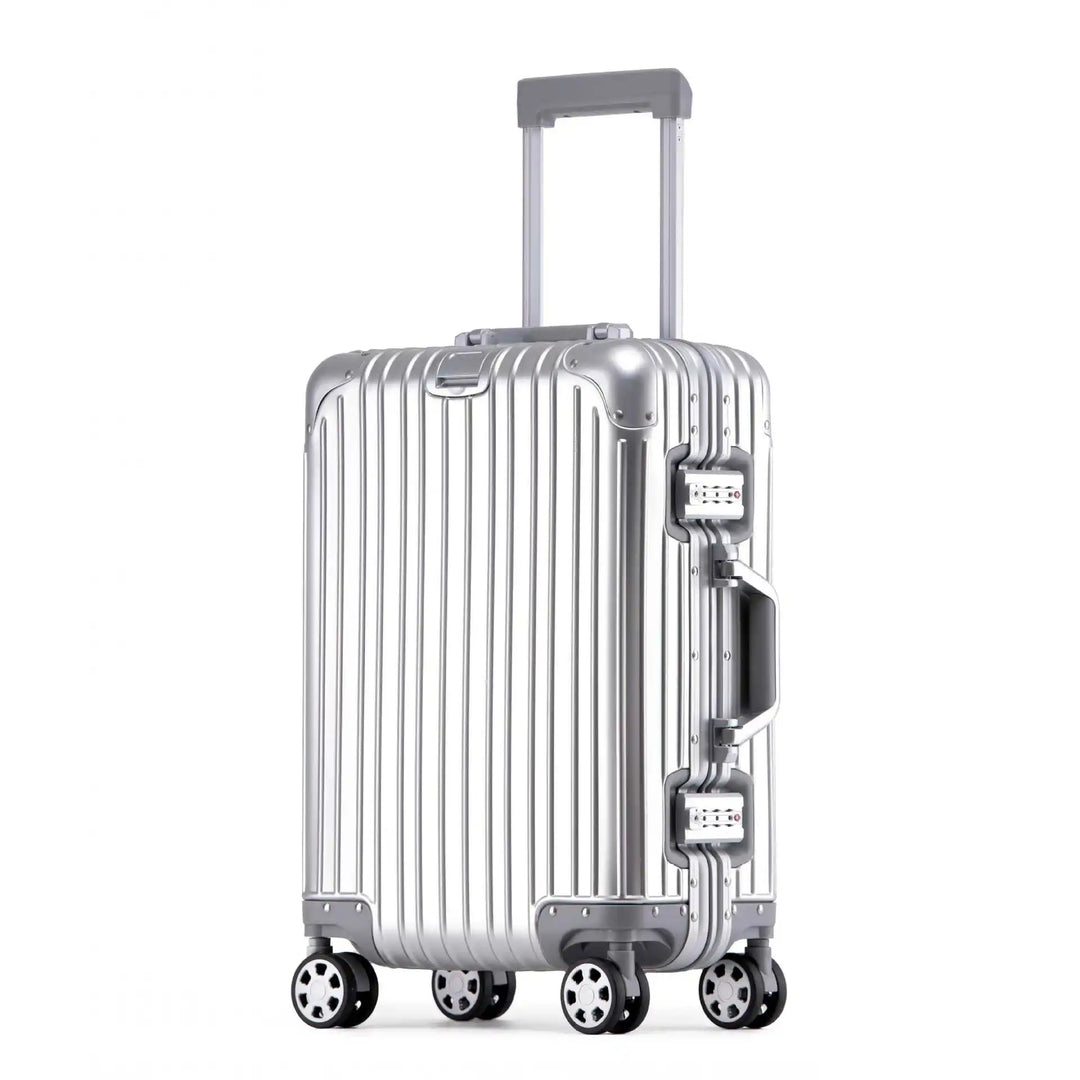 Modern Tirana hardshell luggage, combining durable materials with an elegant, functional design.