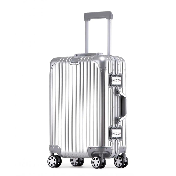 Modern Tirana hardshell luggage, combining durable materials with an elegant, functional design.