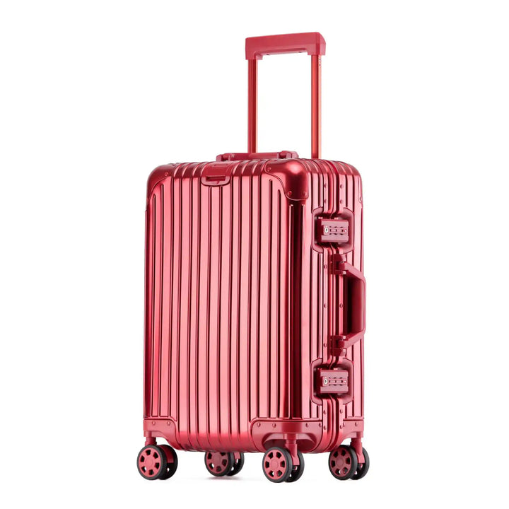 Unisex Tirana aluminum-magnesium suitcase, versatile and elegant for all your travel needs.