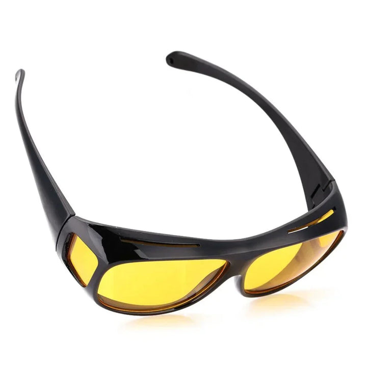 Night vision driving glasses, unisex, anti-glare for improved clarity, reduced headlight glare, safer night drives.