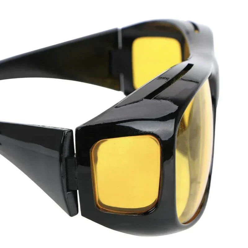 Stylish unisex anti-glare driving glasses, modern eyewear for day & night vision, comfortable fit.